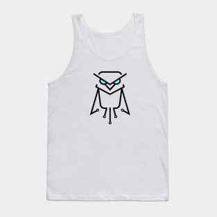 Owl Digital Security black Tank Top